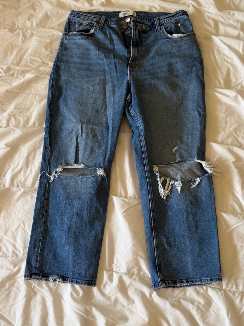 Abercrombie & Fitch Dark Blue Bootcut Jeans